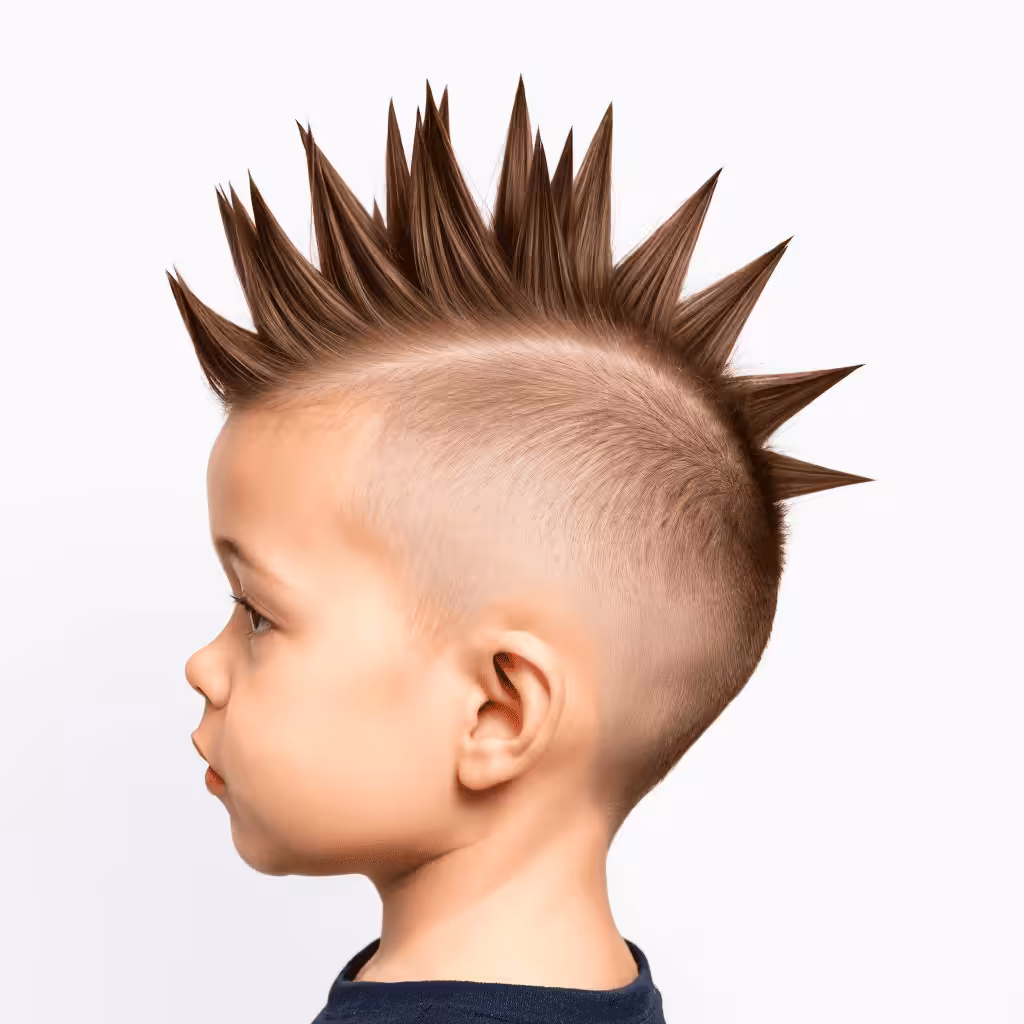 Spiked-Up Mohawk Kids Mohawk