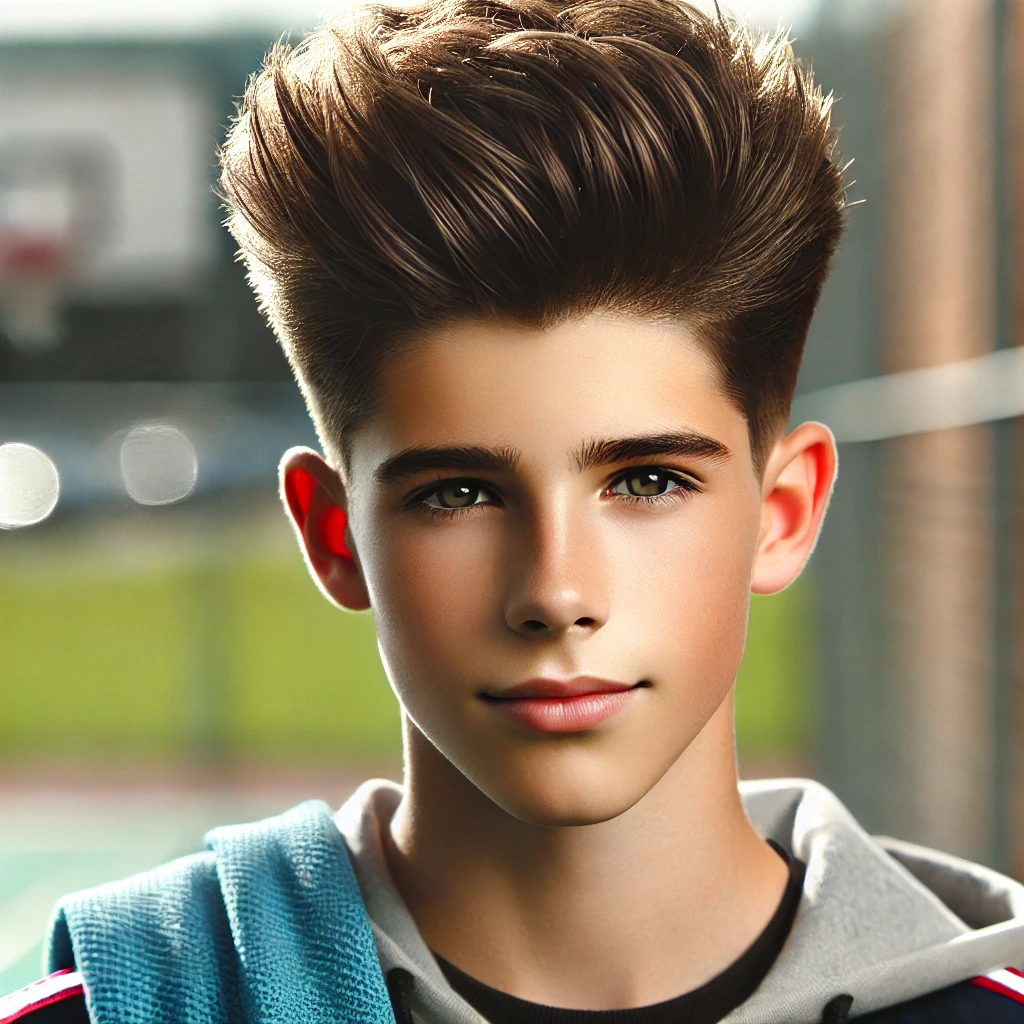 Sports-Inspired For Teenage Boys Celebrity Hairstyles and Haircuts For Teenage Boys
