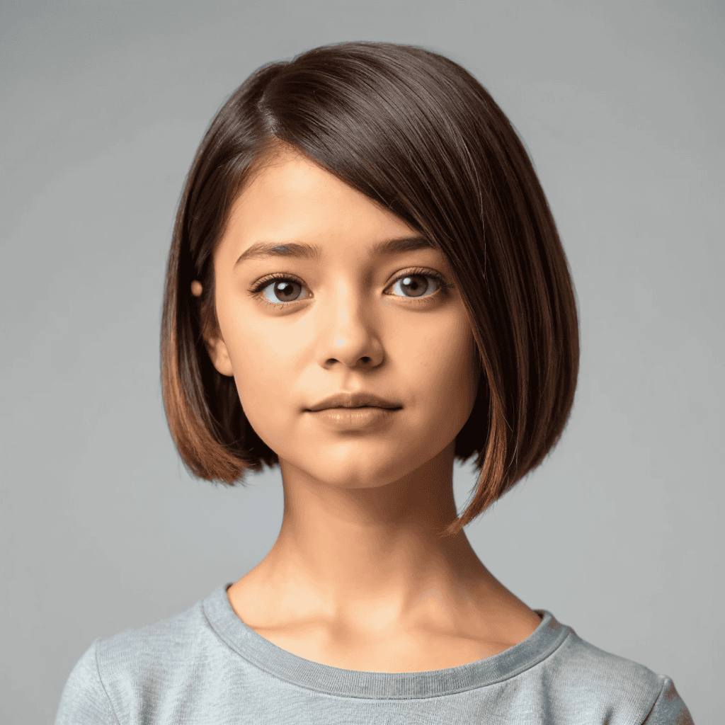 Statement Bob for Girls Short Hairstyles and Haircuts for Girls
