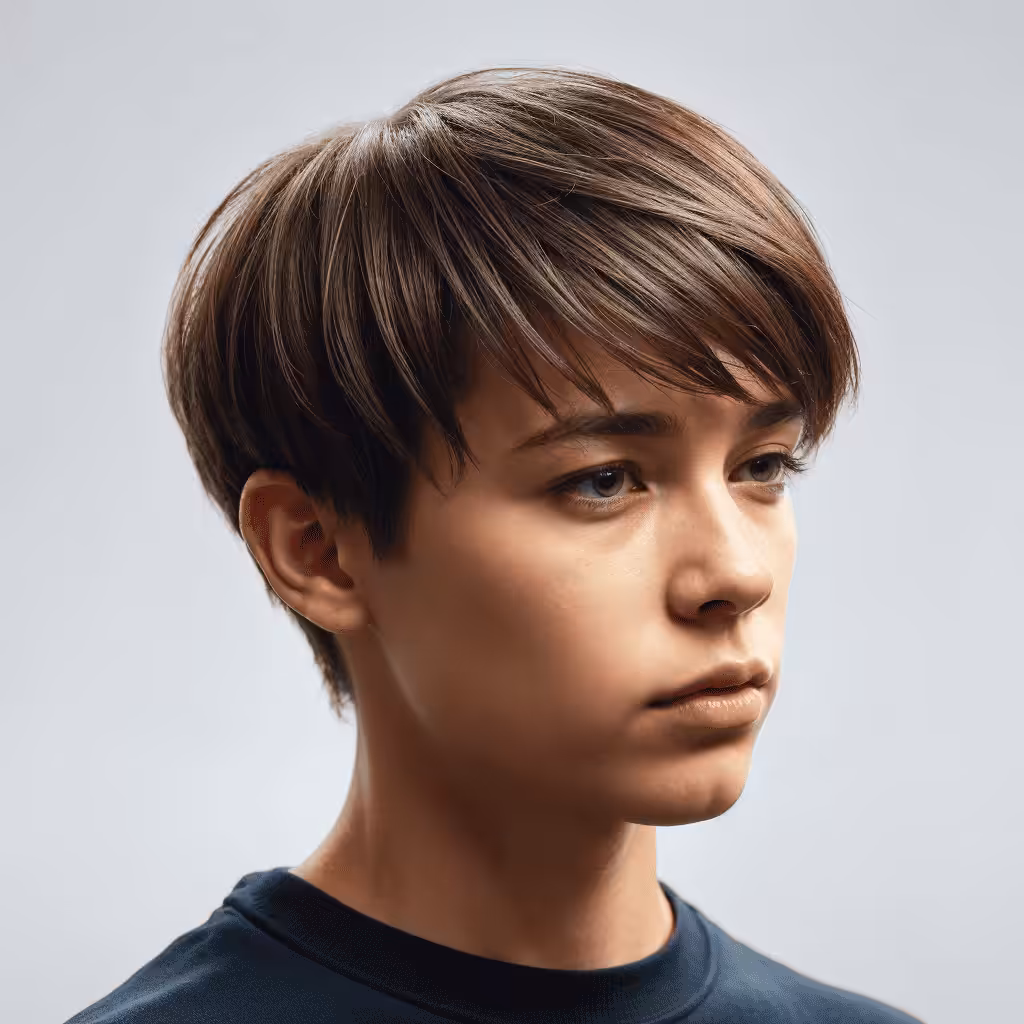 Straight Shag Celebrity Hairstyles and Haircuts For Teenage Boys