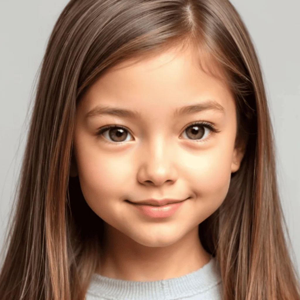 Surface Layers With Long Blunt Cut Cute girls' haircuts