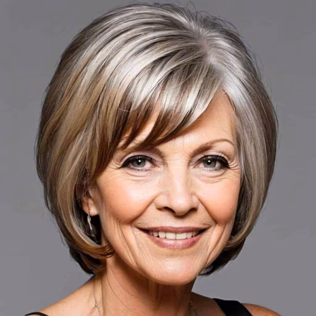 Swing Bob Hairstyles and Haircuts for Women Over 60