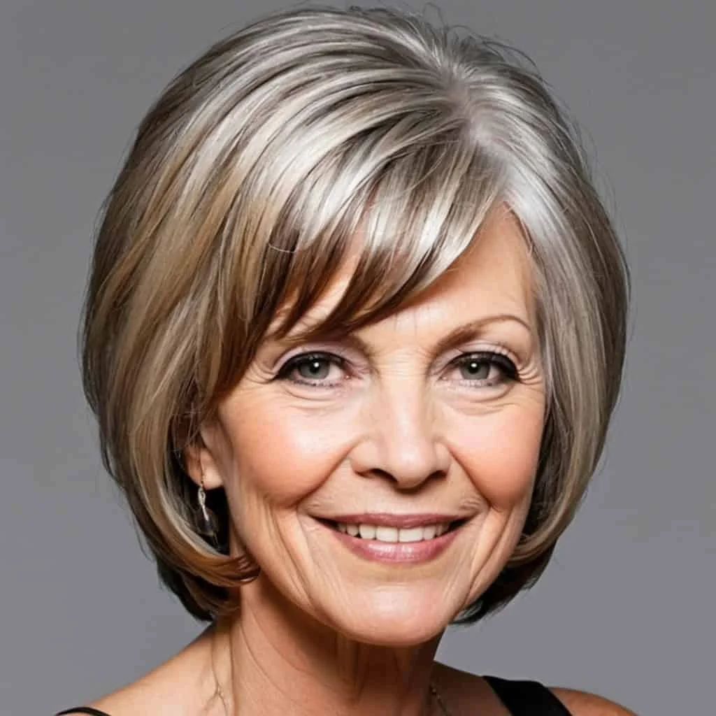 Swing Bob Hairstyles and Haircuts for Women Over 60