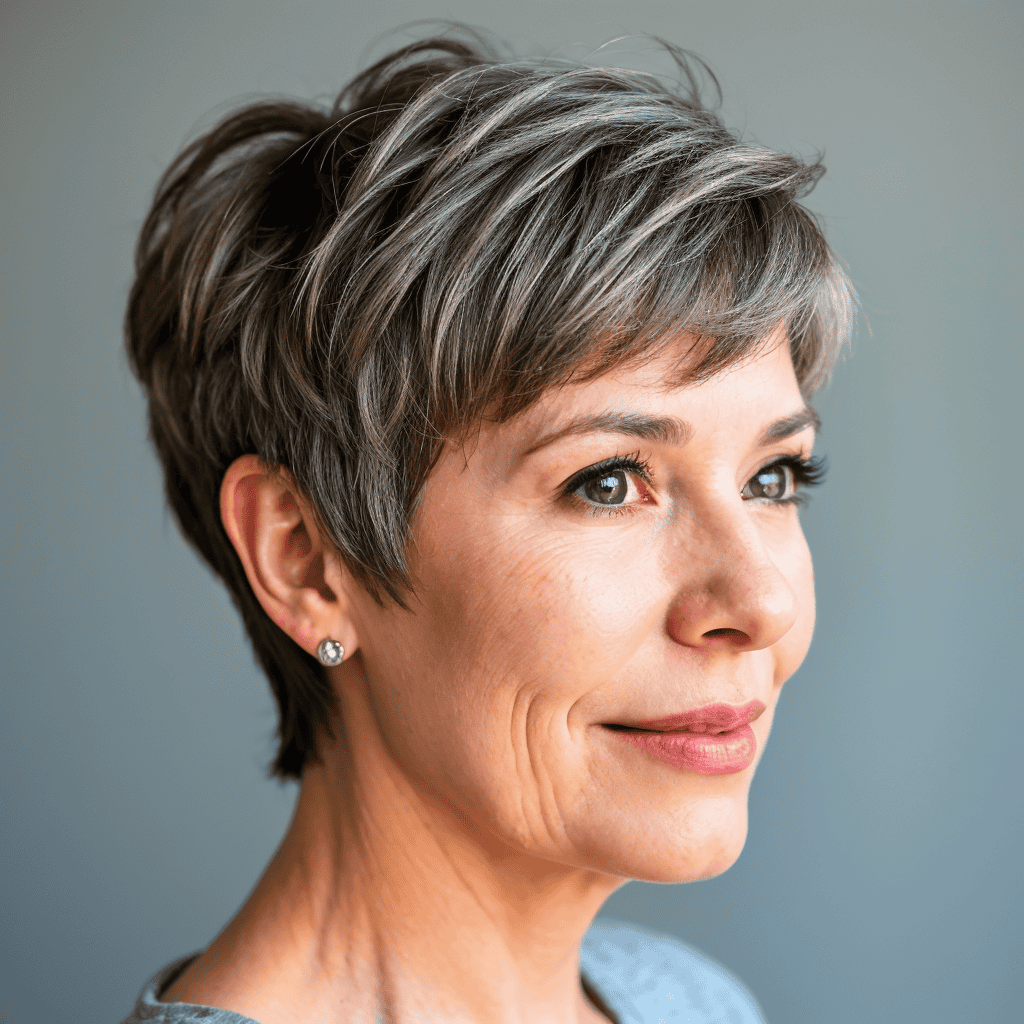 Textured Pixie Haircut Choppy pixie cuts