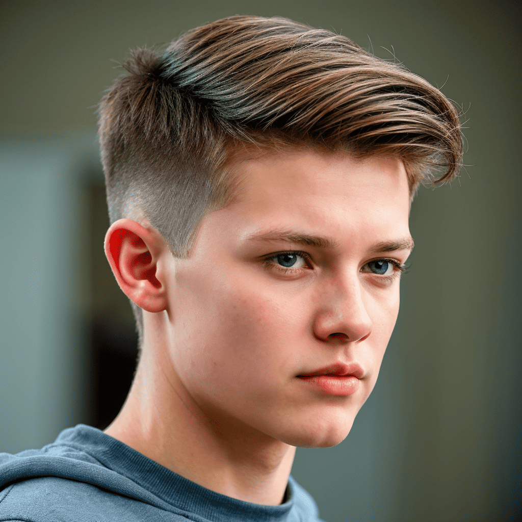 The Side Part Celebrity Hairstyles and Haircuts For Teenage Boys