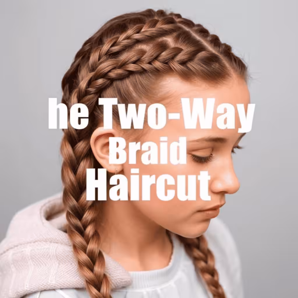 The Two-Way Braid School hairstyles