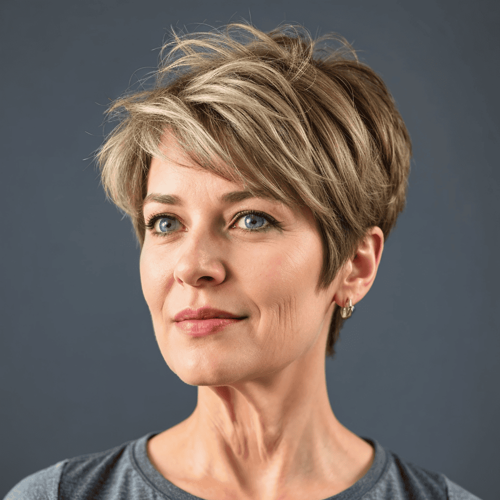 Tousled Choppy Pixie Cut Choppy pixie cuts