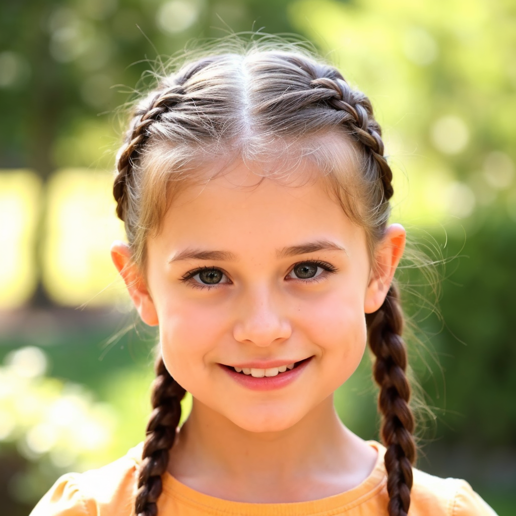 Twin Dutch Braids braids for kids