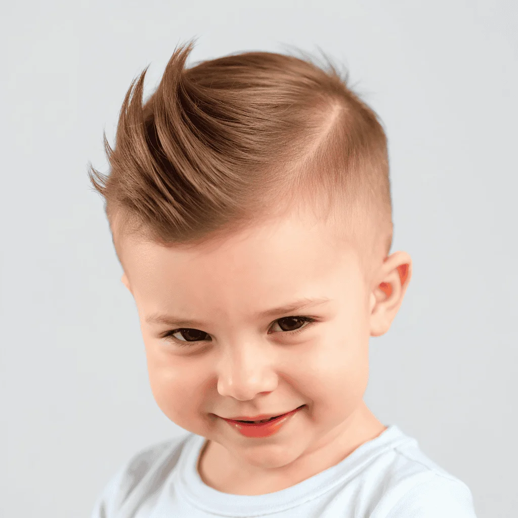 V-Shaped Drop Fade Baby boy haircuts