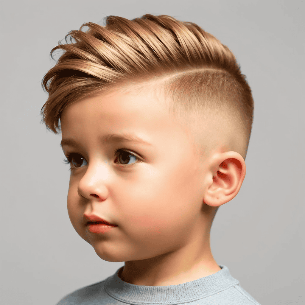 Wavy Faded Mohawk Kids Mohawk