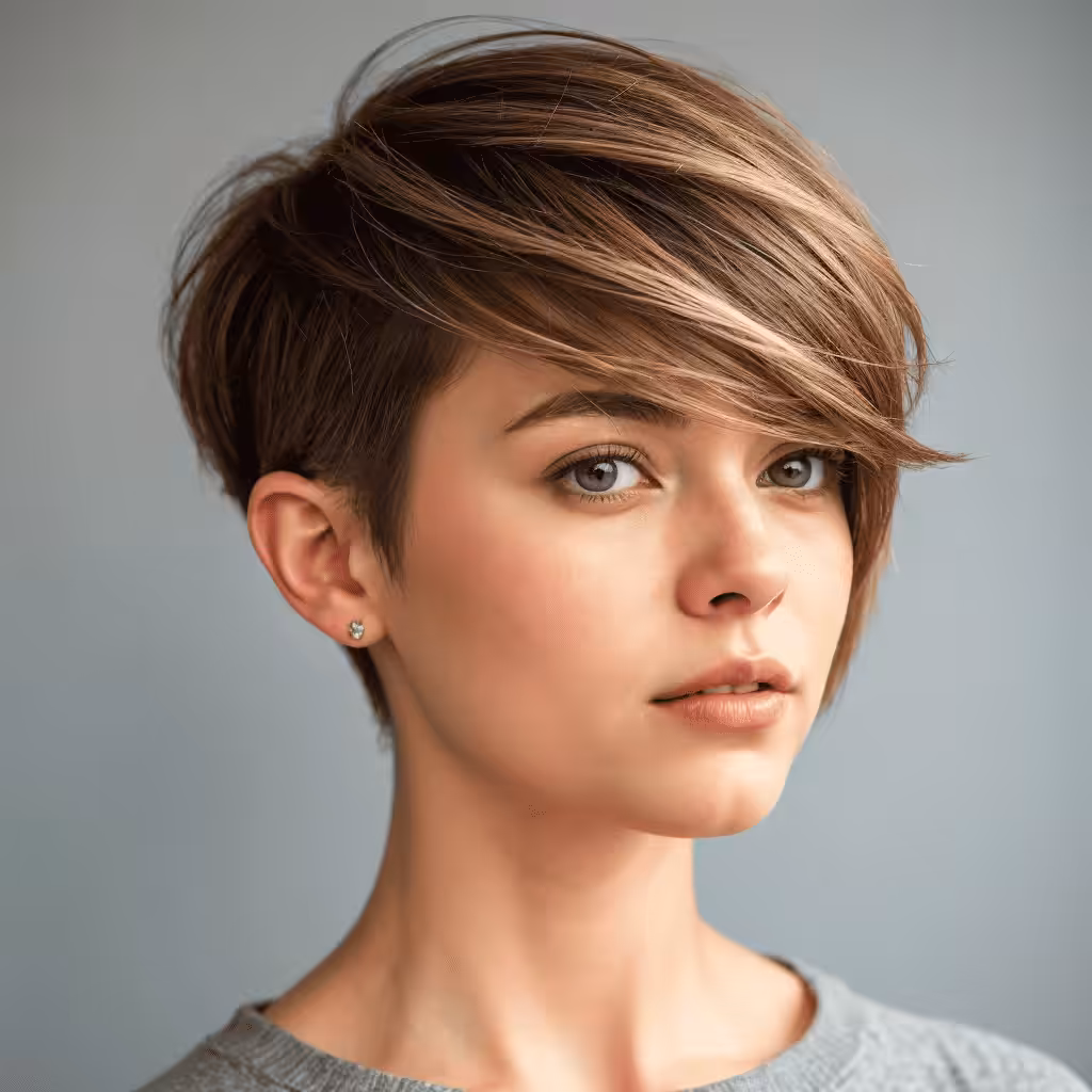 Wispy Asymmetric Cut Asymmetric Haircuts and Hairstyles for Girls