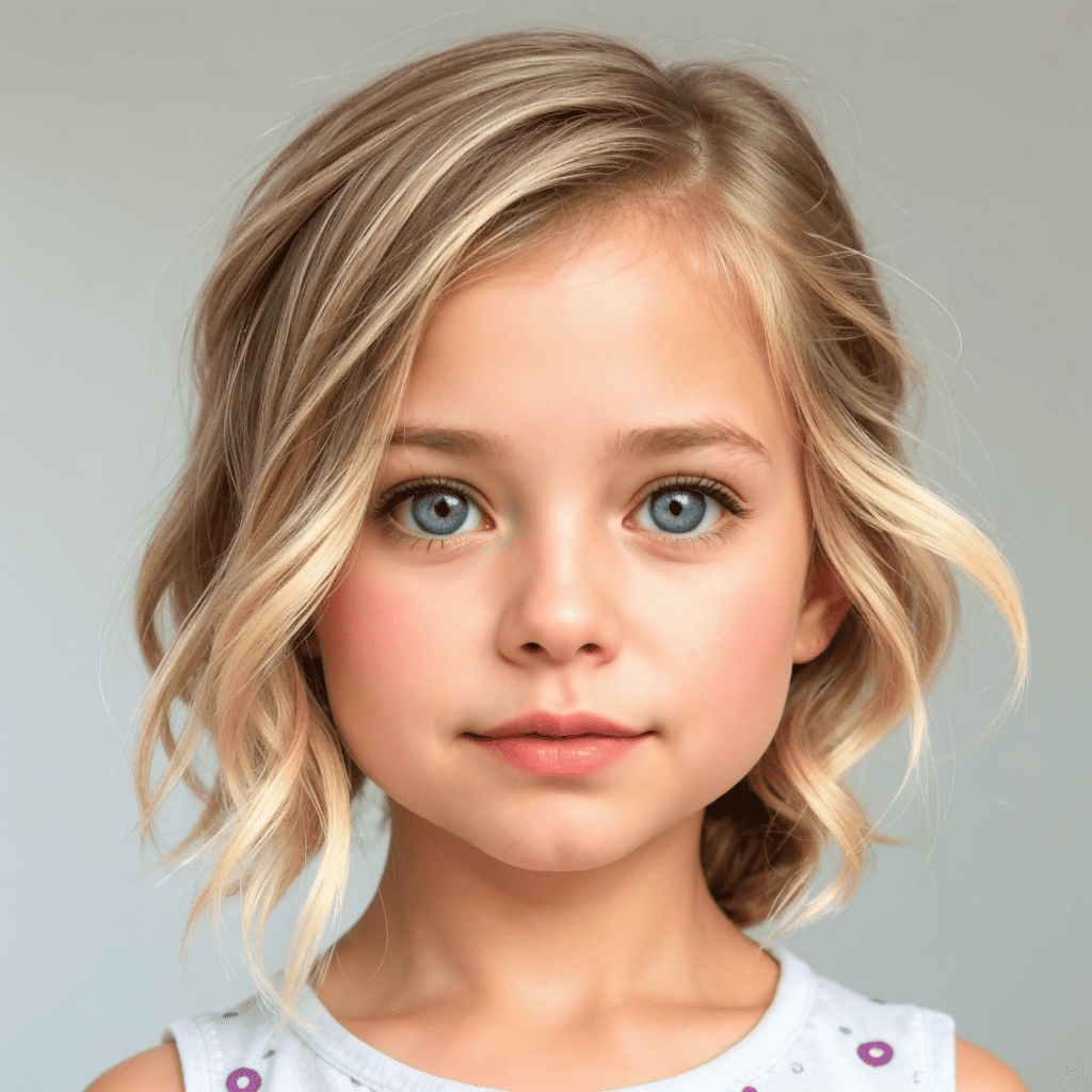 Beachy Waves Flower girl hairstyles
