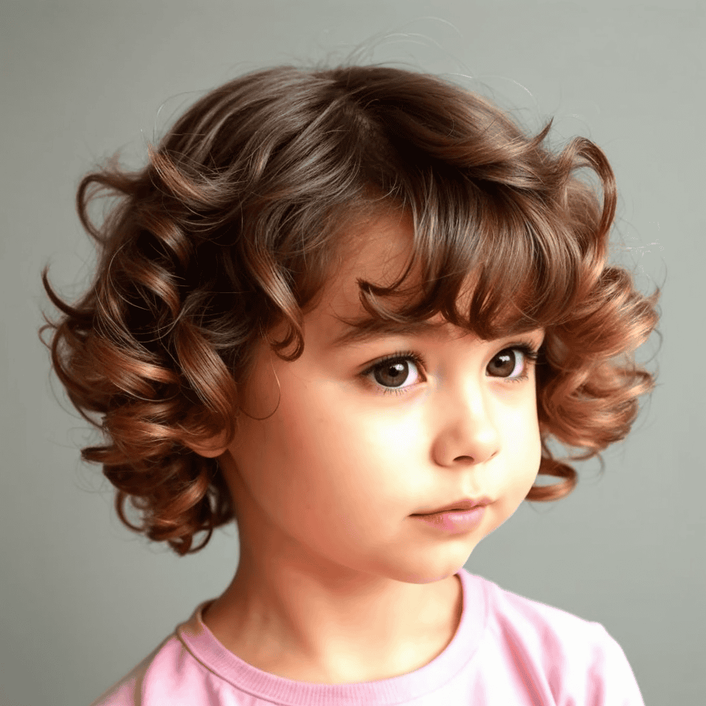 Loose Curls For Flower Girl Flower girl hairstyles