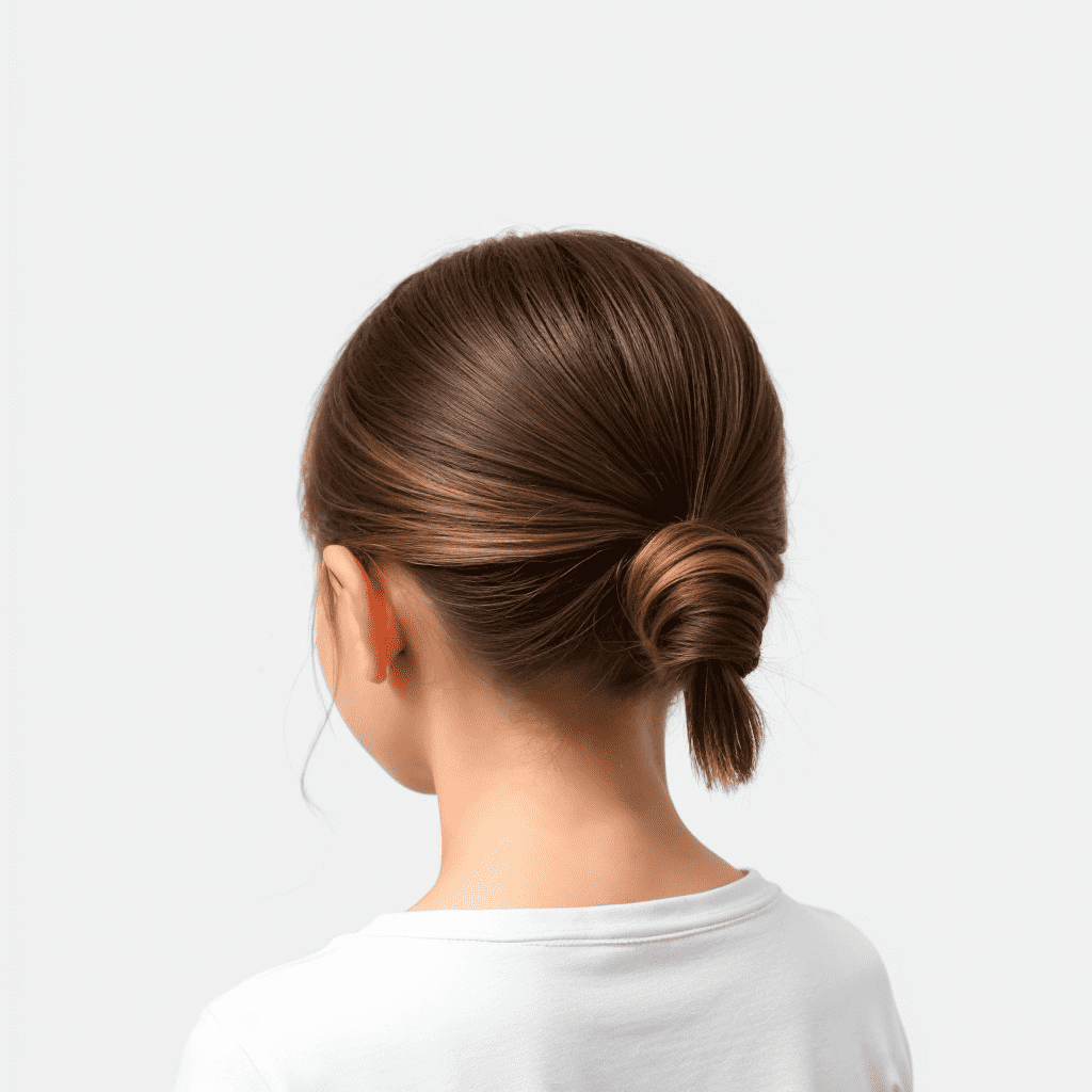 Low Ponytail Flower girl hairstyles