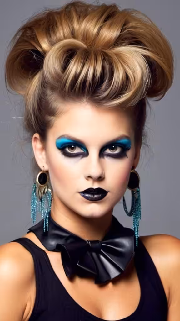 80s Diva Hairstyle for Halloween hairstyles for Halloween for girls