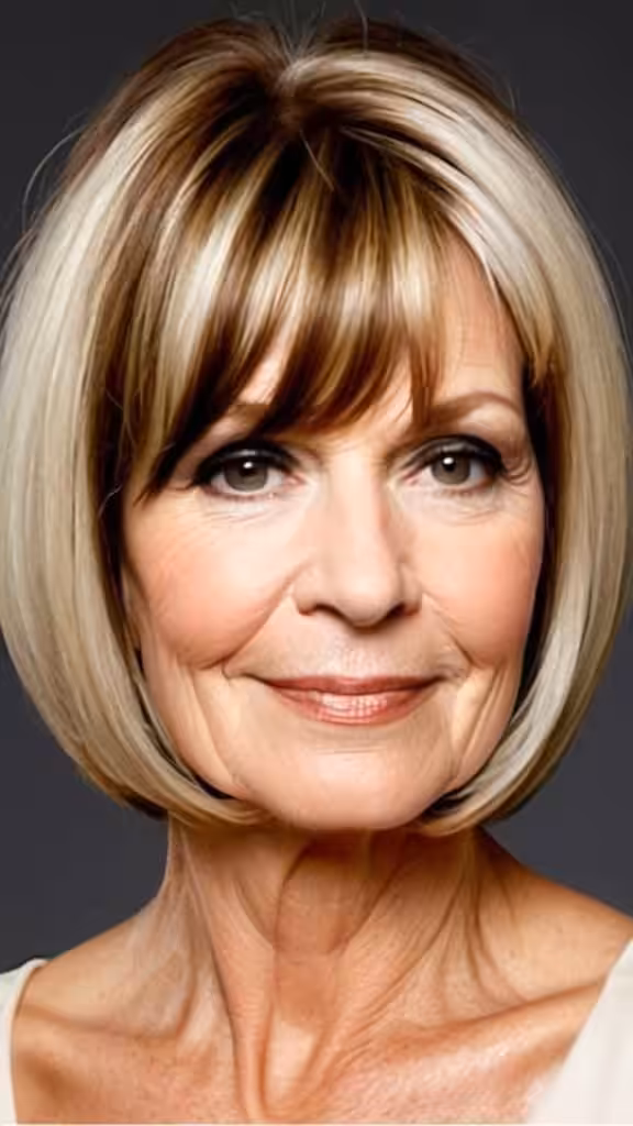 A Line Long Bob Bob haircuts for older women