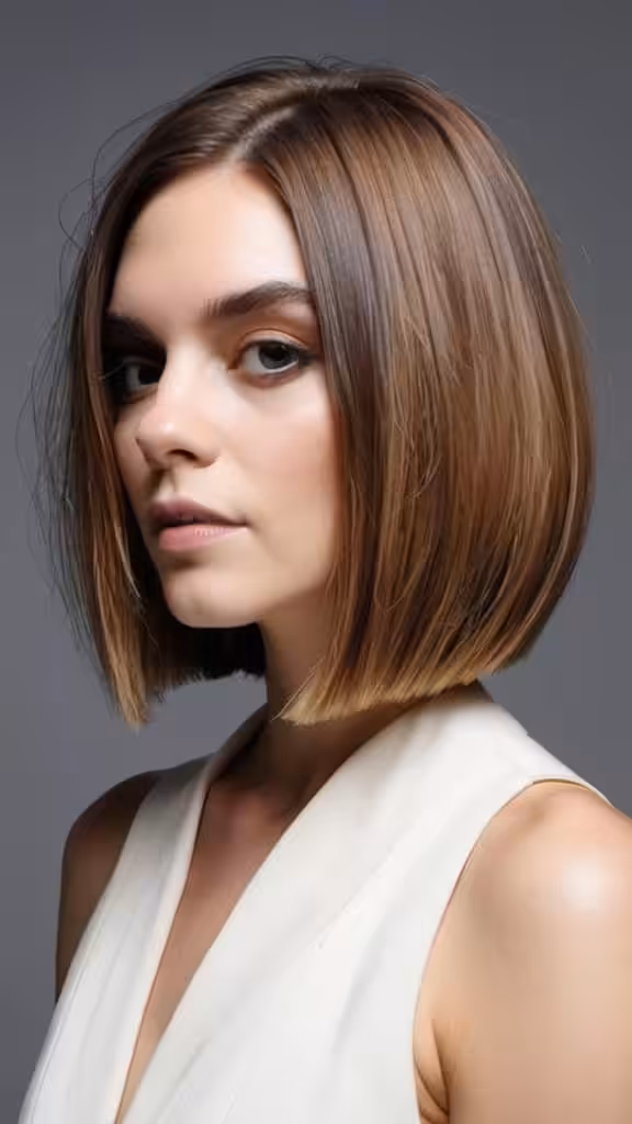 Asymmetrical Blunt Bob Low maintenance hairstyles