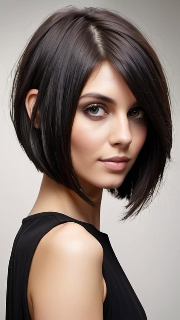 Asymmetrical Long Bob Low maintenance hairstyles