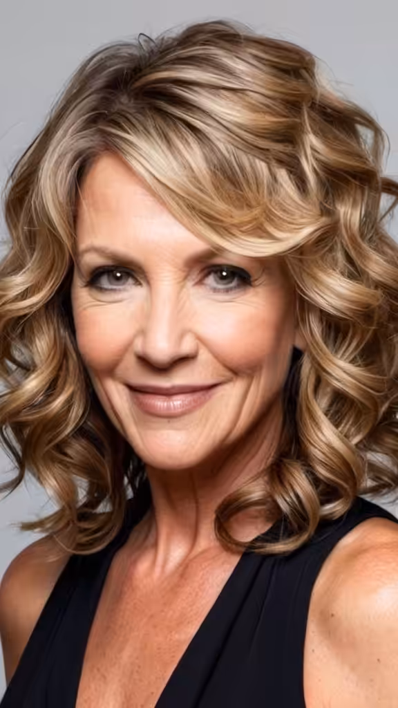 Beachy Waves Hairstyles for women over 40