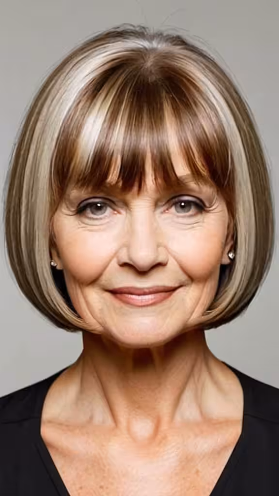 Bob Fringe Bob haircuts for older women