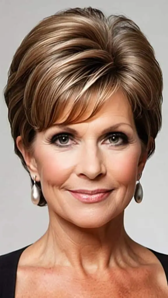 Bouffant Wedge Wedge Haircuts For Women Over 50