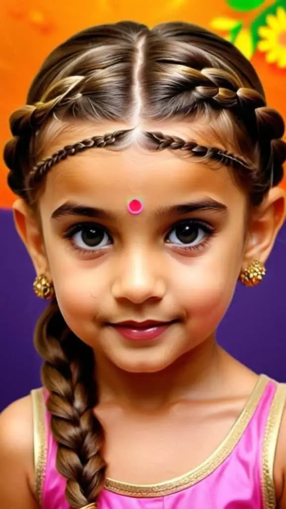 Braid Across the Forehead