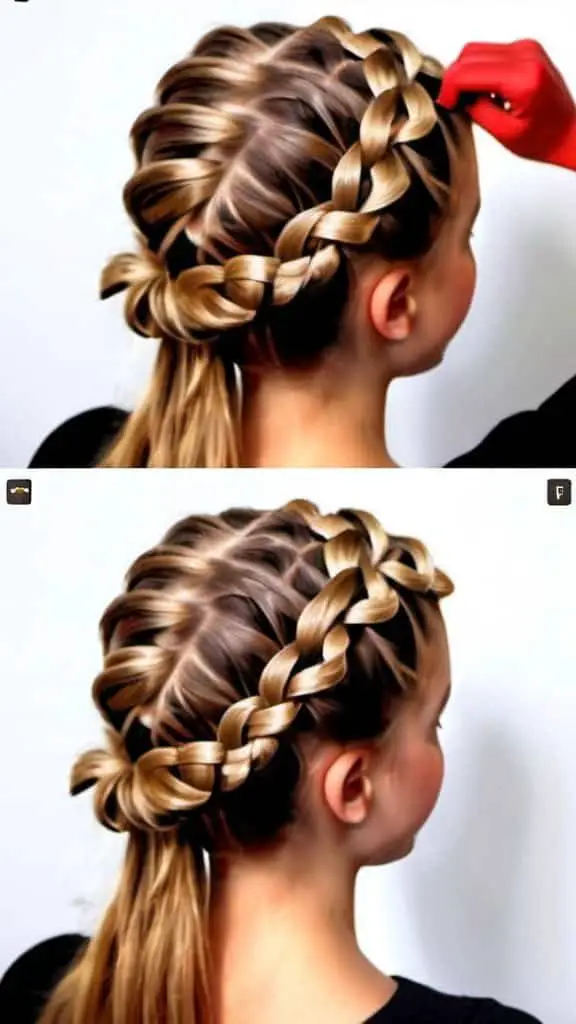 Braided Crown Braided Hairstyles for Thanksgiving for girls