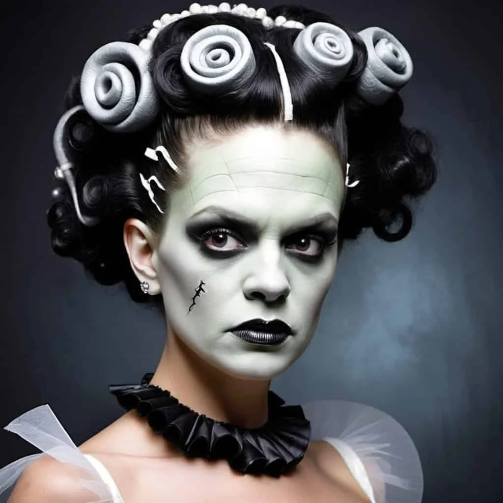 Bride of Frankenstein Hairstyles hairstyles for Halloween for women