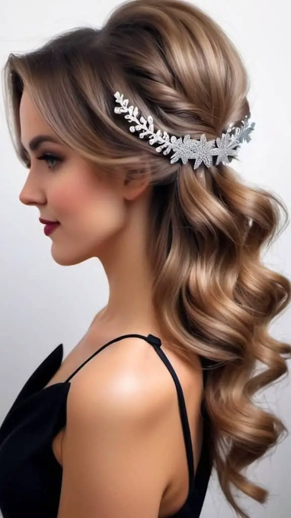 Brushed Out Waves Christmas Hairstyles for Women