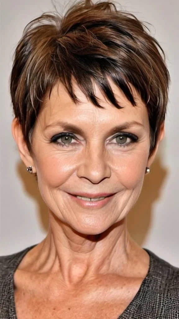 Choppy Pixie Cut Pixie Haircuts For Women Over 60