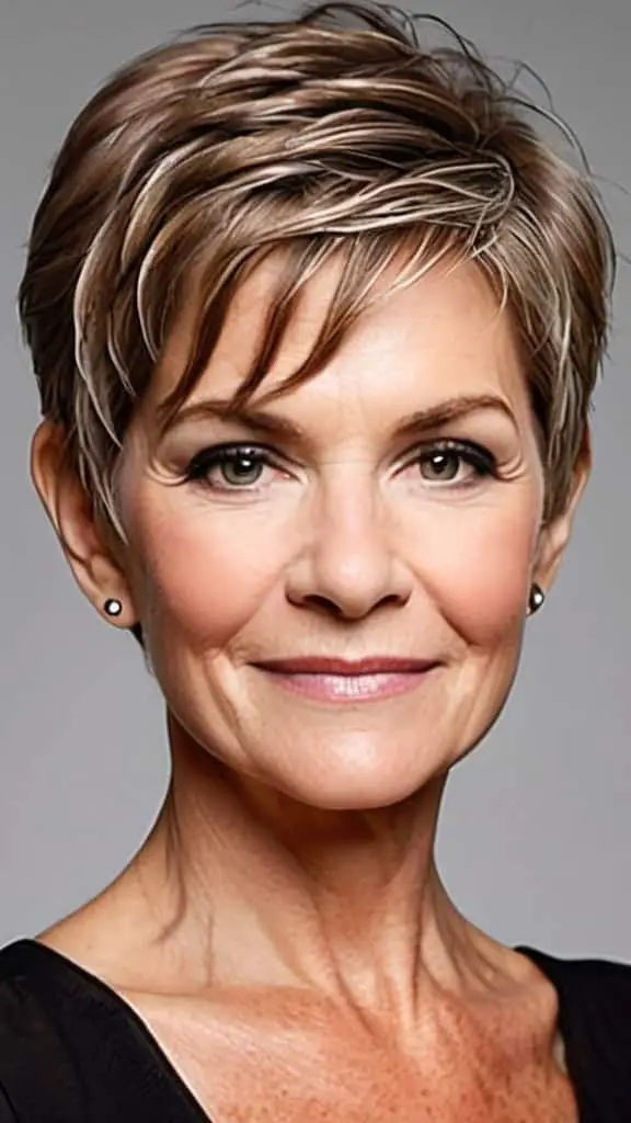 Choppy Pixie Wedge Wedge Haircuts For Women Over 50