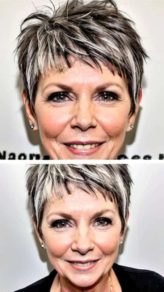Choppy Pixie Pixie Haircuts For Women Over 50