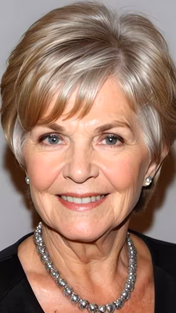 Classy Soft Wedge Cut Wedge haircuts over 60