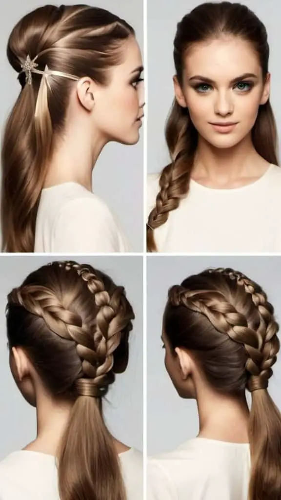 Crisscross Hairstyle New Year's Eve Party Hairstyles for Women