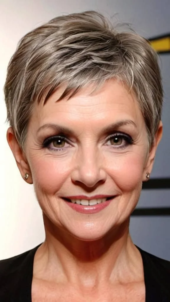 Cropped Pixie Pixie Haircuts For Women Over 60
