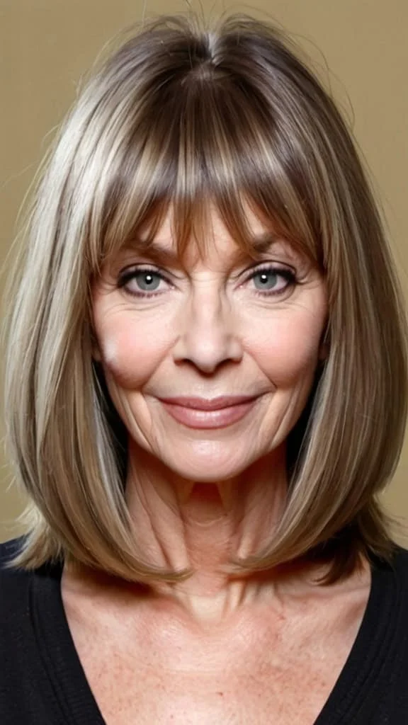 Curtain Bangs for Thin Hair Hairstyles for Thin Hair For Women Over 60