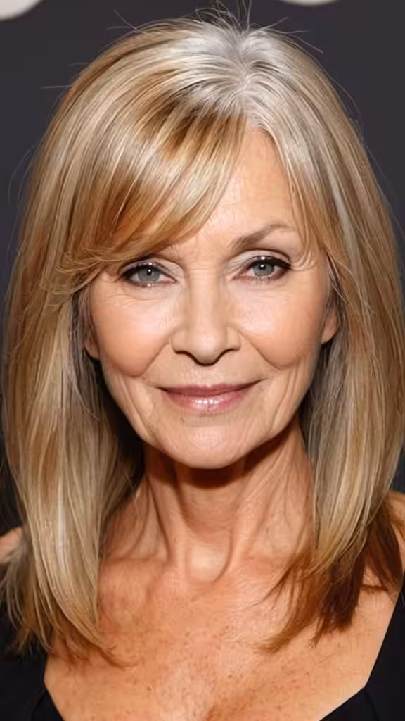 Dark Tawny Blonde Blonde hair for older women