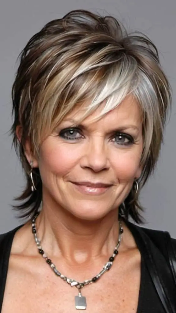 Edgy Layered Haircut Long hairstyles for women over 50