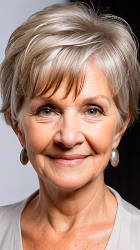 Face Framing Wedge haircuts over 60