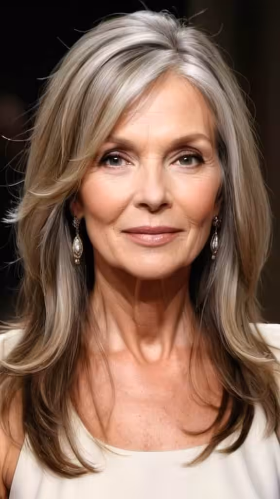 Face-Framing Layers Short hairstyles for round faces over 50