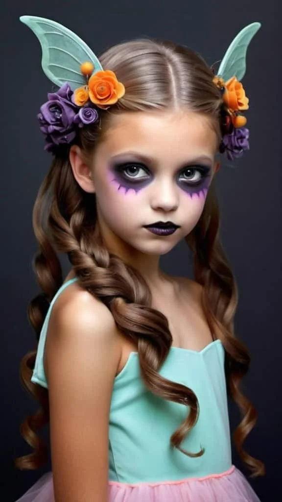 Fairy Hairstyle for Halloween hairstyles for Halloween for girls