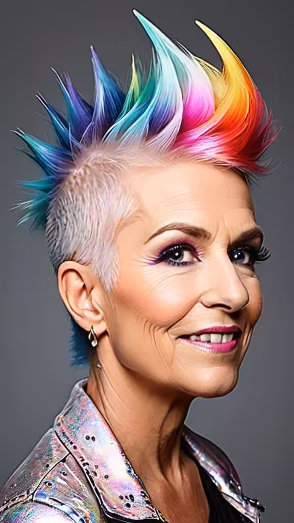Funky Unicorn Faux-Hawk Hairstyles and Haircuts for Black Kids