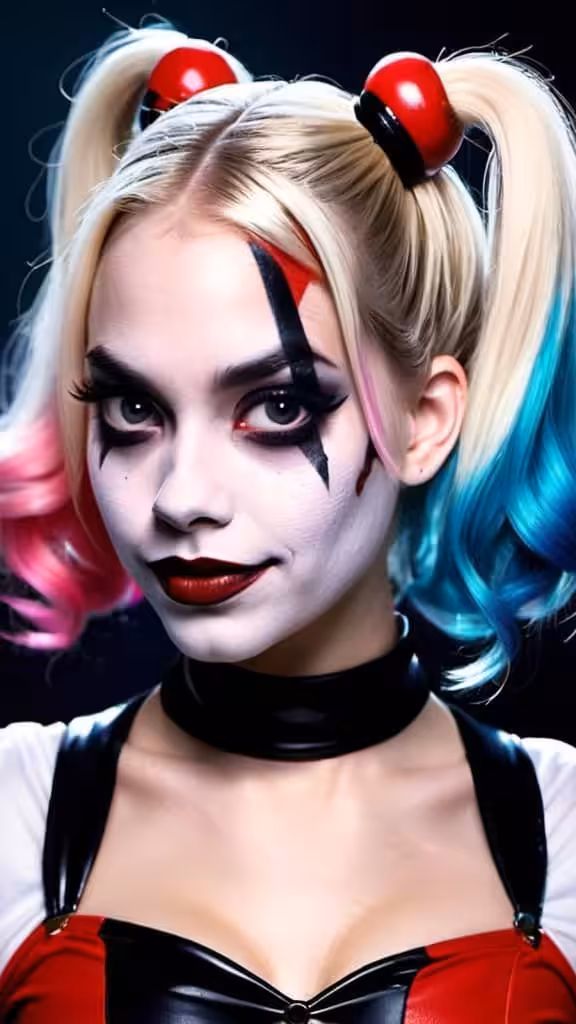 Harley Quinn Hairstyle hairstyles for Halloween for girls