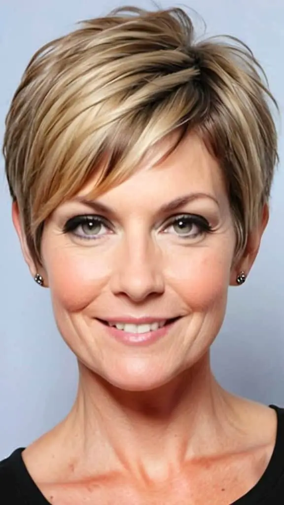 Inverted Pixie Cut Short Hairstyles For Women Over 40