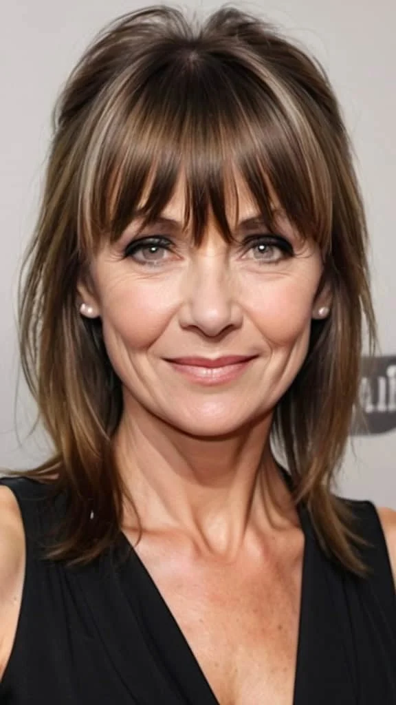 Layers Wispy Bangs Hairstyles With Bangs For Women Over 40