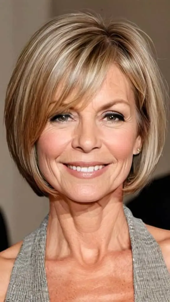 Long Bob Short Hairstyles For Thin Hair For Woman Over 50