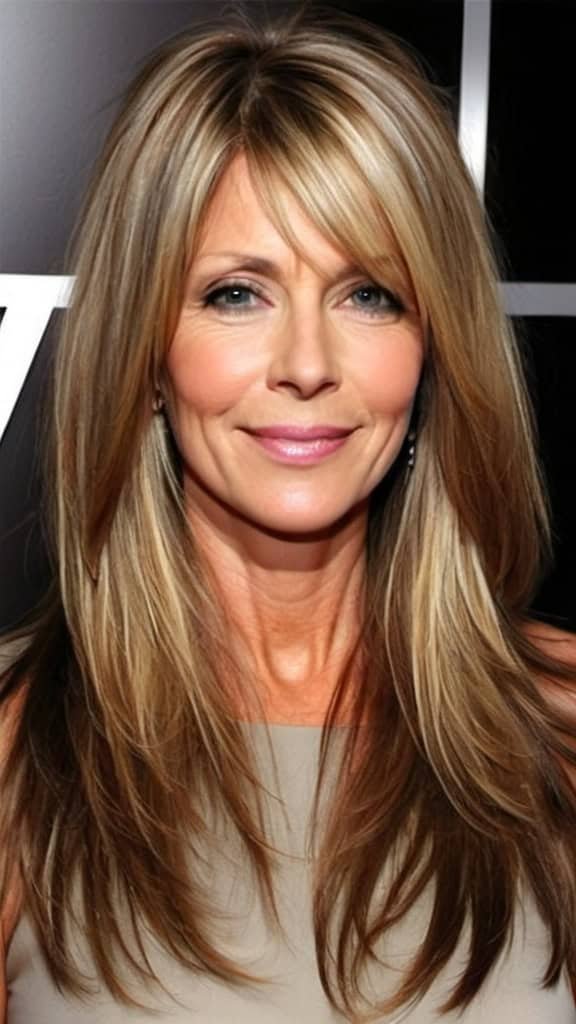 Long Hair with Soft Layers Long hairstyles for women over 40