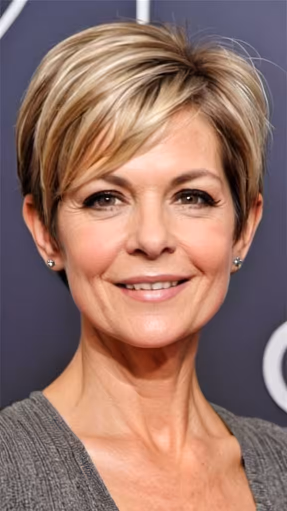 Long Pixie Cut Hairstyles for women over 40