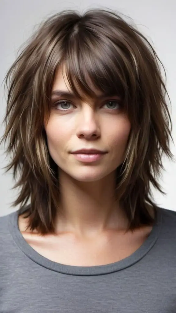 Long Shaggy Bob Low maintenance hairstyles