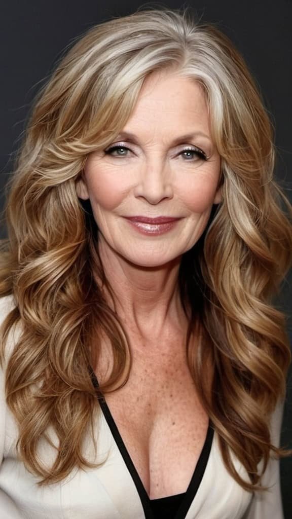 Long Soft Waves Wavy Hairstyles For Women Over 50